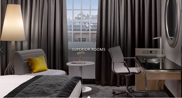 Radisson Blu Hotel Edinburgh - superior room